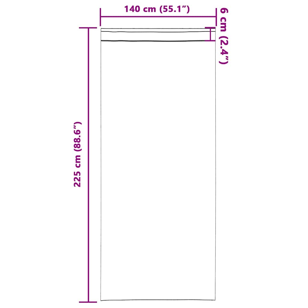 Baršunaste zavjese sa zavjesama 2 pcs Smeđa 225 x 140 cm Baršun
