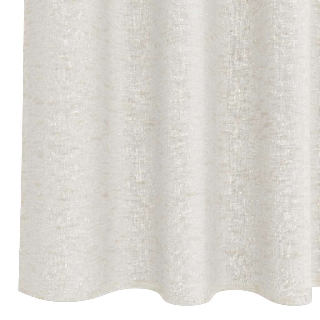 Voile zavjesa sa zavjesama 2 pcs Krema 175 x 140 cm Poliester
