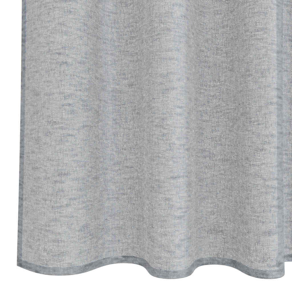 Voile zavjesa 2 pcs Tamno siva 260 x 140 cm Poliester