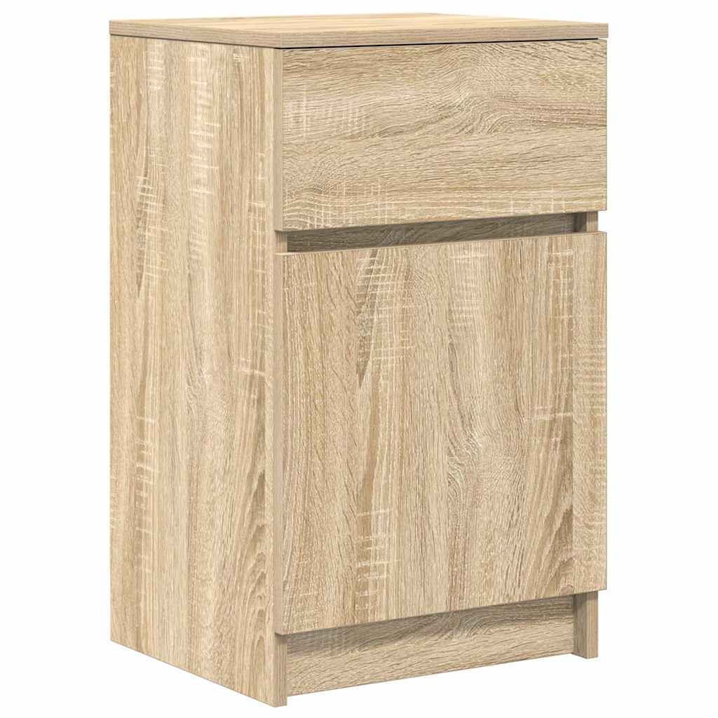 Noćni ormarić sonoma hrast 39x35x65 cm konstruirano drvo
