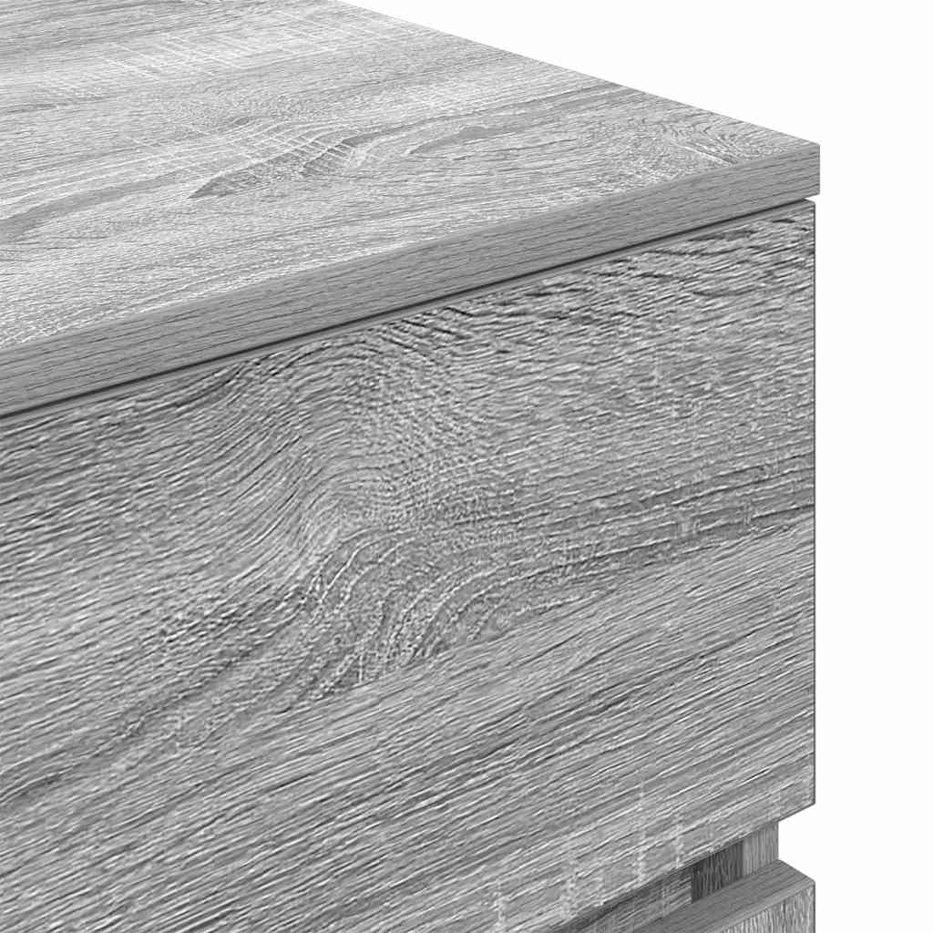 Noćni ormarići 2 kom boja hrasta 39x35x65 cm konstruirano drvo
