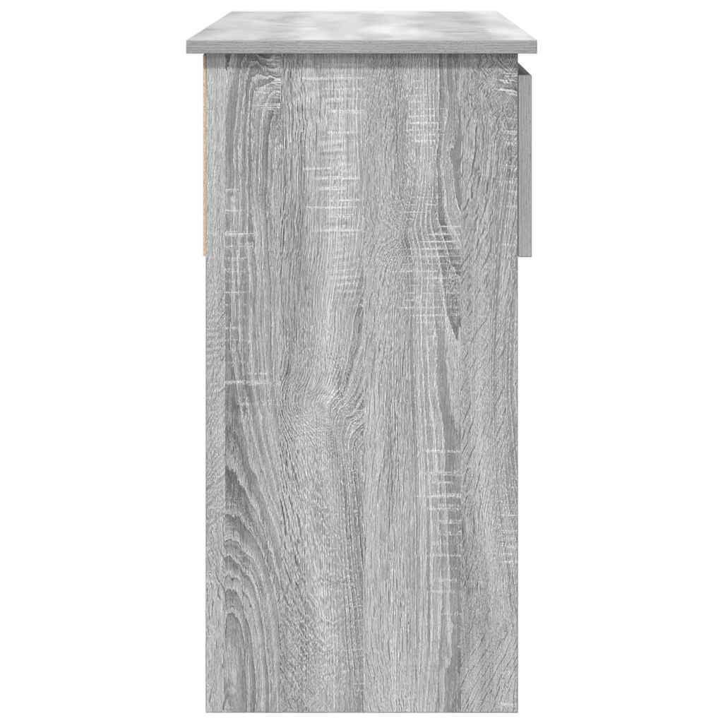 Konzolni stol s ladicama sivi Sonoma 85,5x38,5x74,5 cm