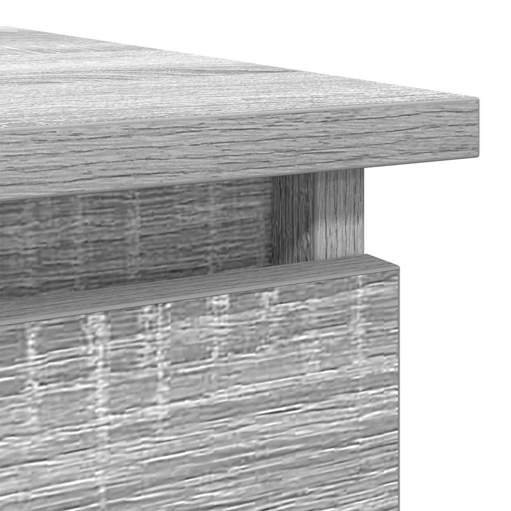 Konzolni stol s ladicama sivi Sonoma 85,5x38,5x74,5 cm