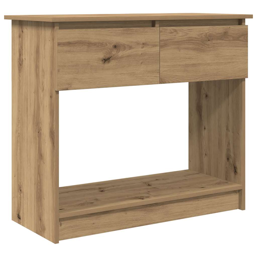 Konzolni stol s ladicama Artisan hrast 85,5x38,5x74,5 cm