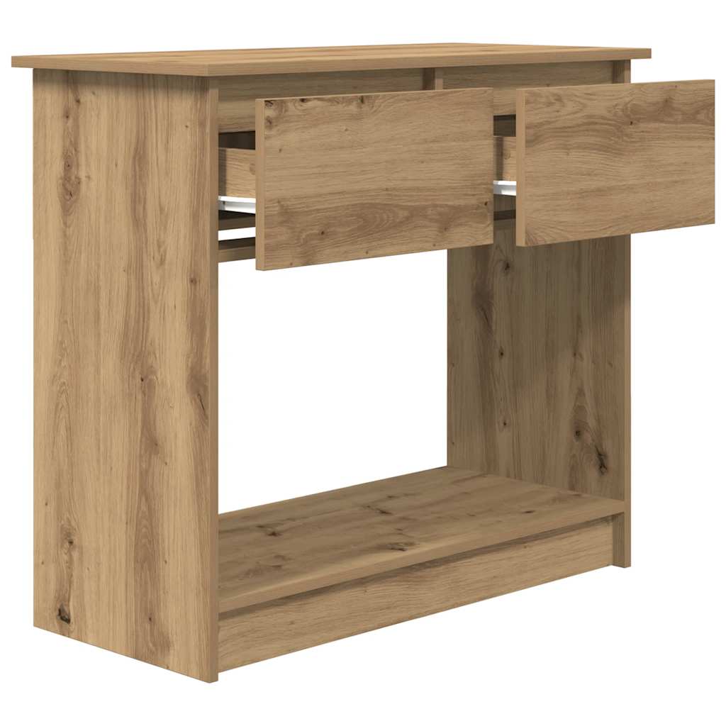 Konzolni stol s ladicama Artisan hrast 85,5x38,5x74,5 cm