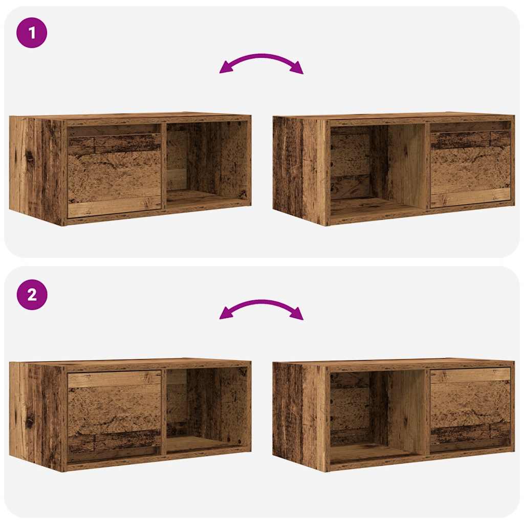 TV ormarić staro drvo 60x31x25,5 cm konstruirano drvo