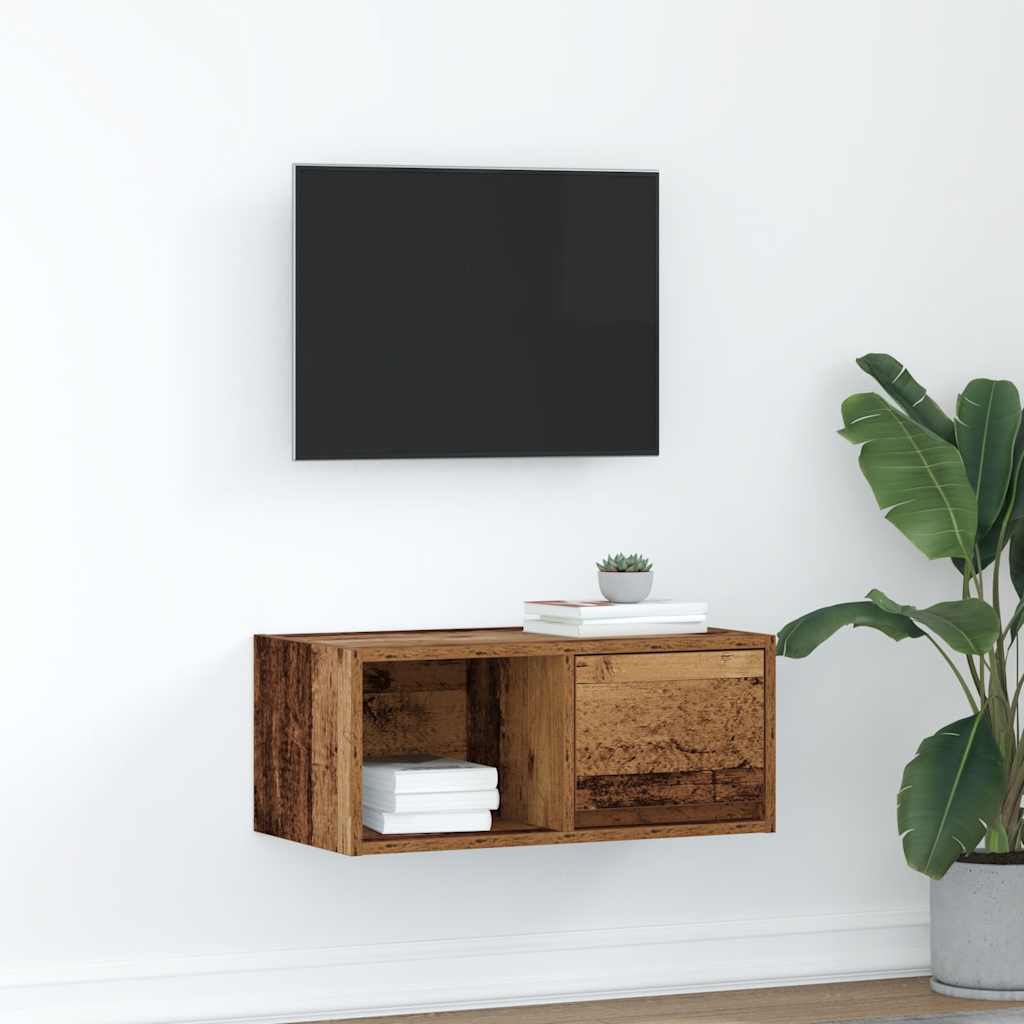 TV ormarić staro drvo 60x31x25,5 cm konstruirano drvo