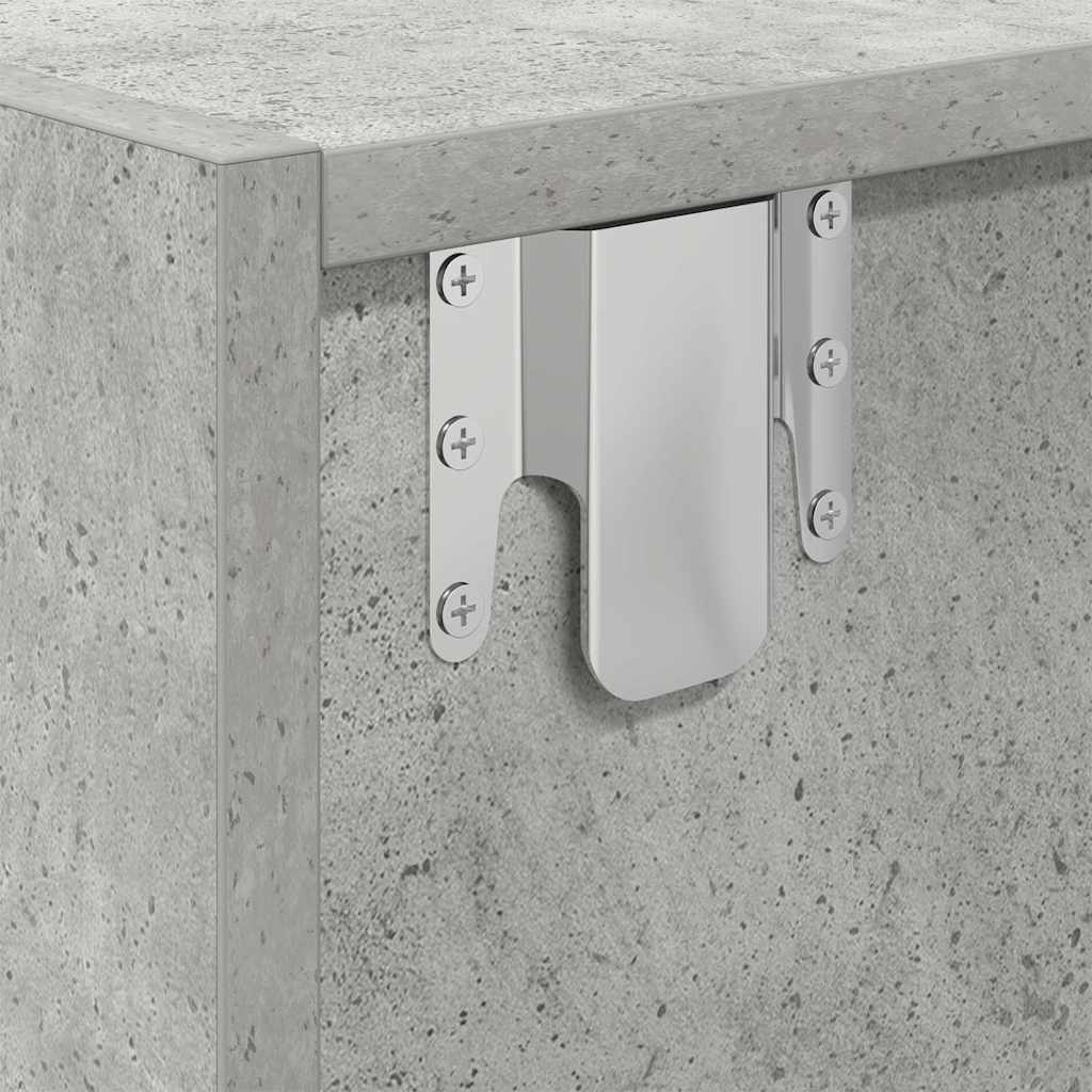 TV ormarići 2 kom boja betona 80x31x25,5 cm konstruirano drvo