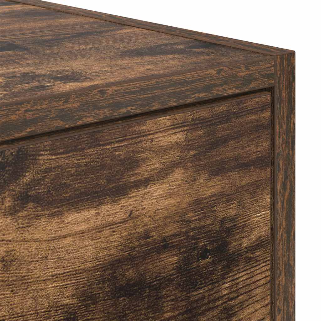 TV ormarić boja dimljenog hrasta 80x31x25,5cm konstruirano drvo