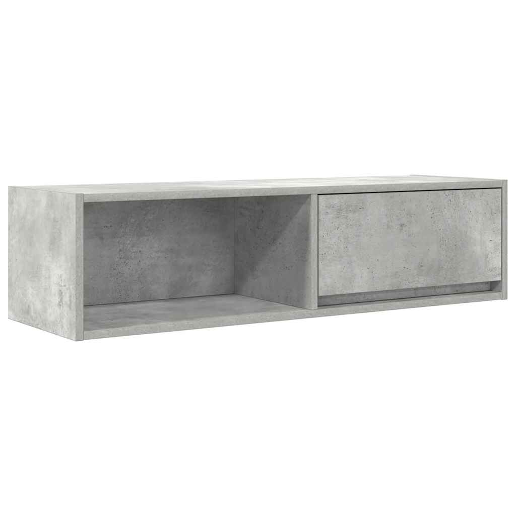 TV ormarić boja betona 100x31x25,5 cm od konstruiranog drva