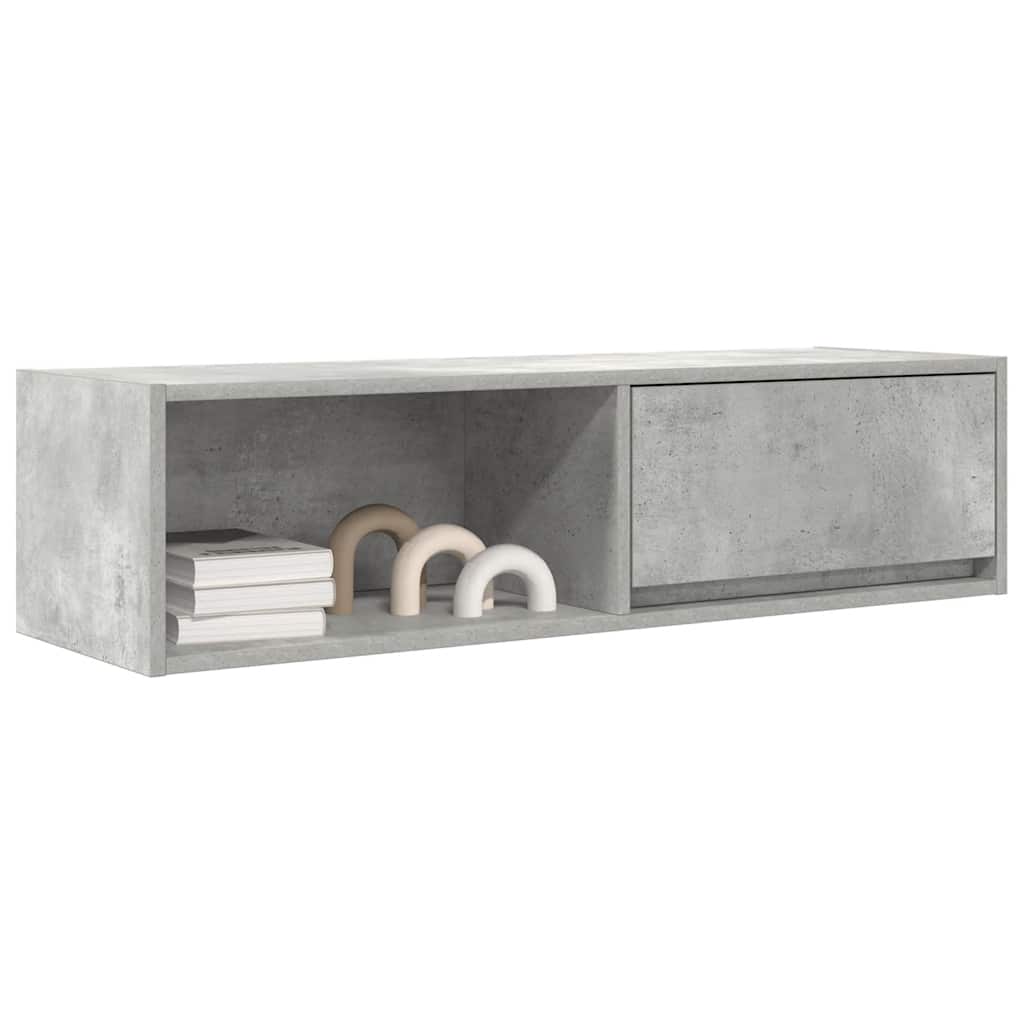 TV ormarići 2 kom boja betona 100x31x25,5 cm konstruirano drvo