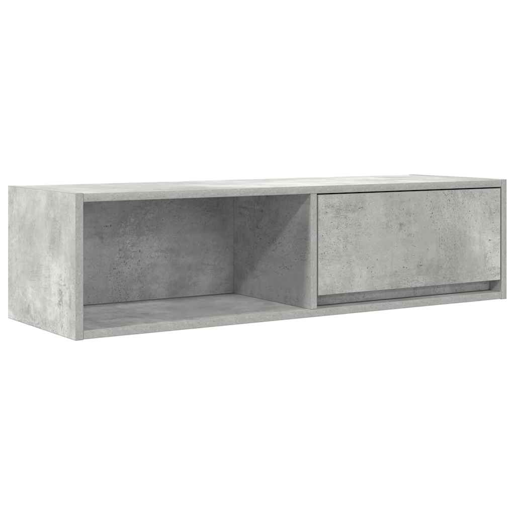 TV ormarići 2 kom boja betona 100x31x25,5 cm konstruirano drvo