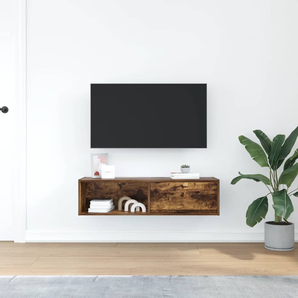 TV ormarić boja dimljenog hrasta 100x31x25,5 cm