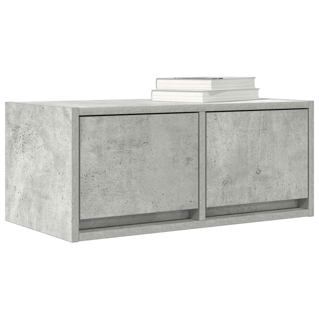 TV ormarić boja betona 760x31x25,5 cm od konstruiranog drva
