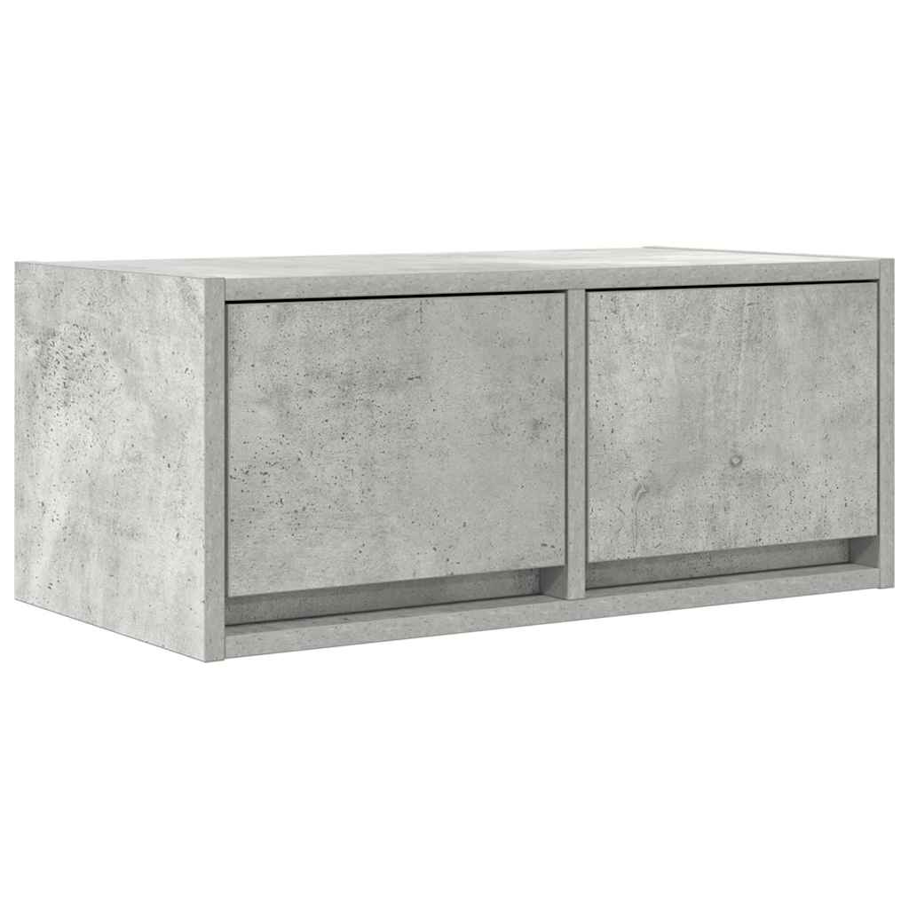 TV ormarići 2 kom boja betona 60x31x25,5 cm konstruirano drvo