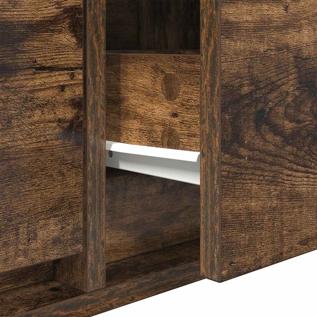 TV ormarići 2 kom boja dimljenog hrasta 60x31x25,5 cm drveni