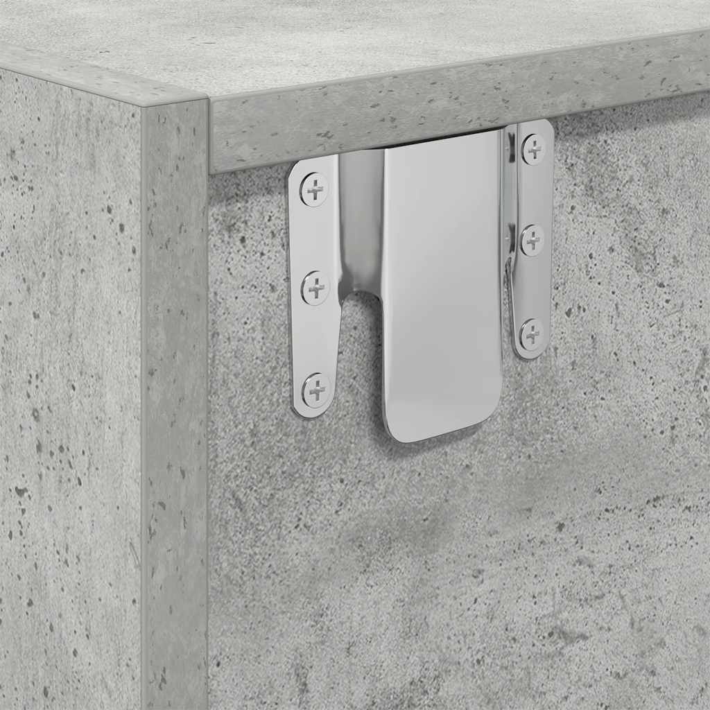 TV ormarići 2 kom boja betona 80x31x25,5 cm konstruirano drvo