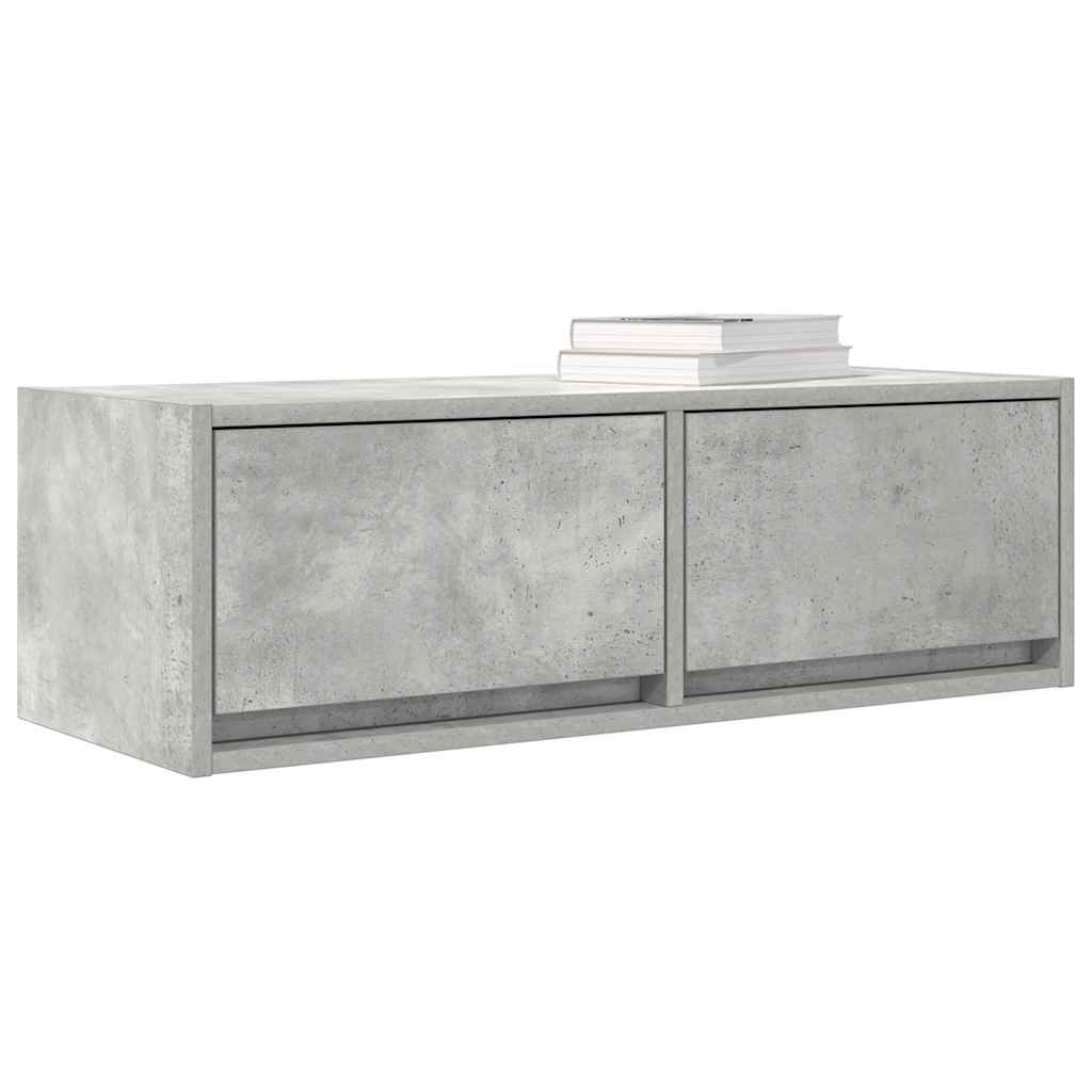 TV ormarići 2 kom boja betona 80x31x25,5 cm konstruirano drvo