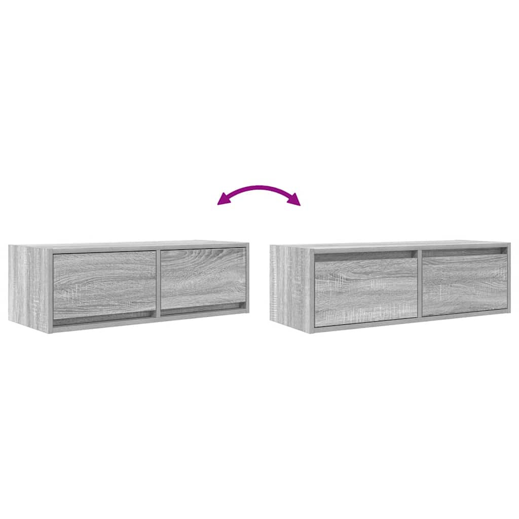 TV ormarić boja hrasta sonome 80x31x25,5 cm konstruirano drvo