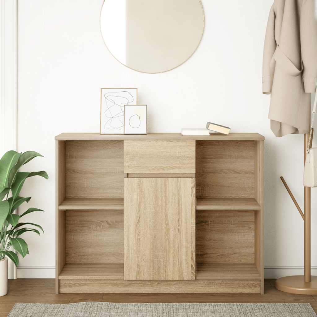 Komoda s ladicama hrasta sonome 101x35x76 cm konstruirano drvo