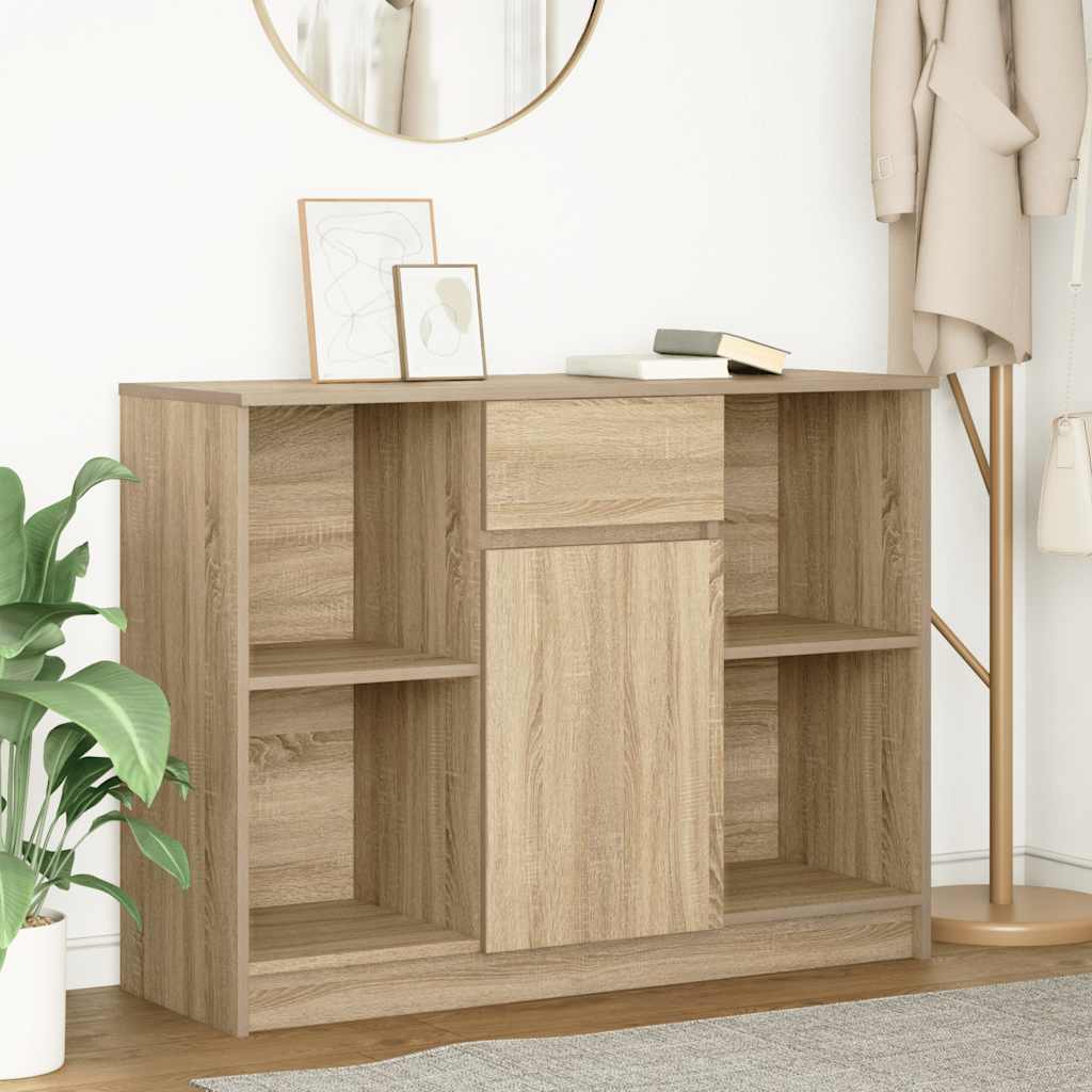 Komoda s ladicama hrasta sonome 101x35x76 cm konstruirano drvo