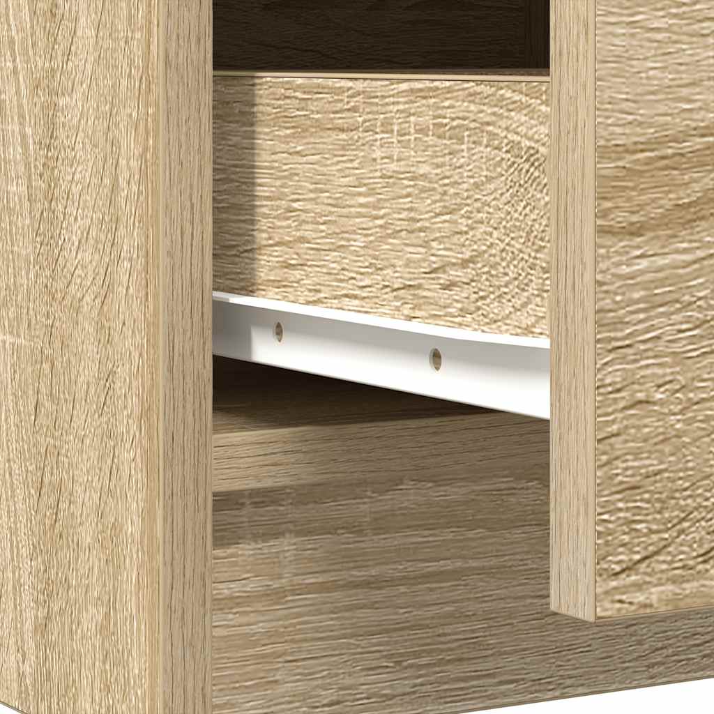 Komoda s ladicama hrasta sonome 71x35x65 cm konstruirano drvo