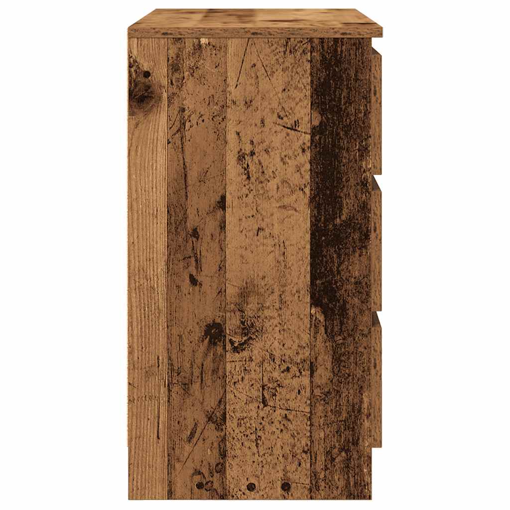 Komoda s ladicama staro drvo 71x35x65 cm konstruirano drvo