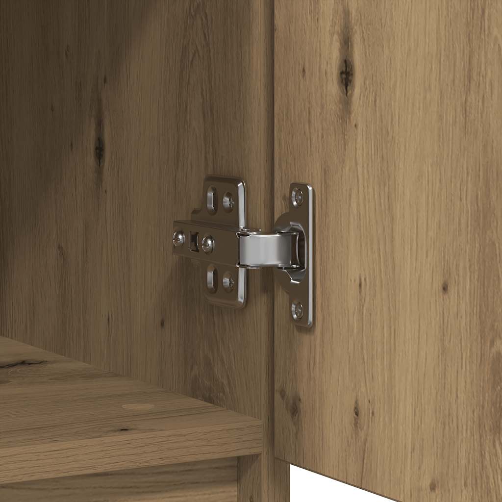 Komoda s ladicama artisan hrast 71x35x65 cm konstruirano drvo