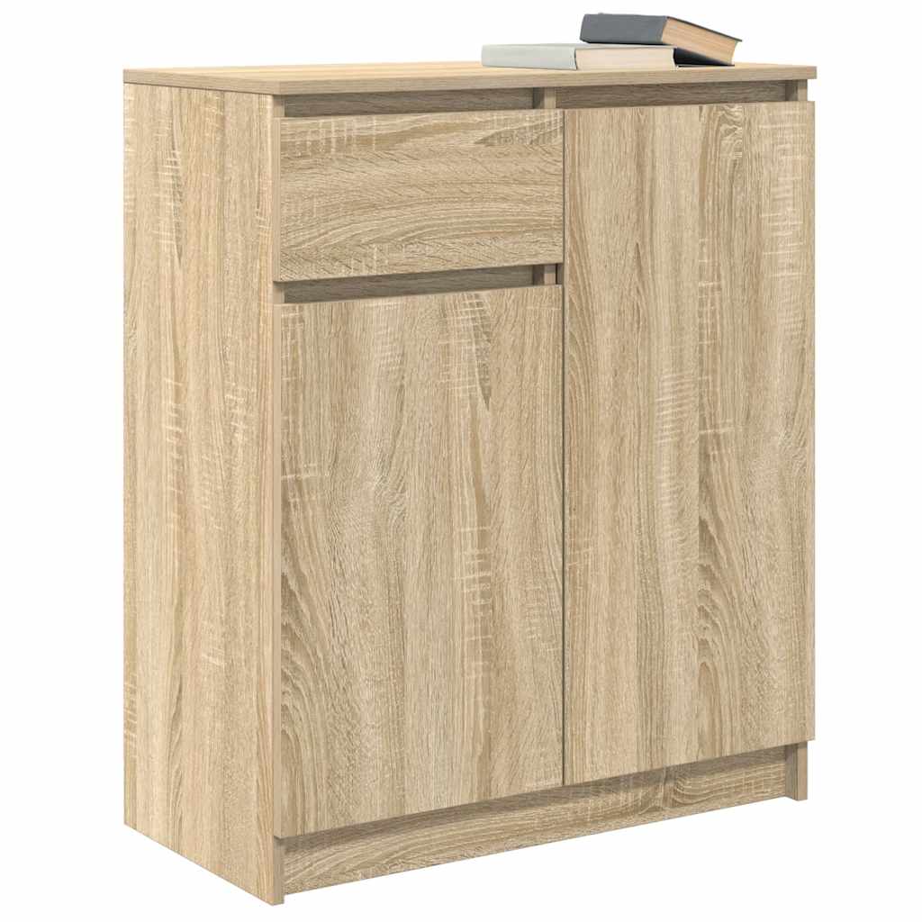 Komoda s ladicama hrasta sonome 71x35x84 cm konstruirano drvo