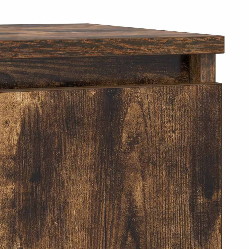 Komoda s ladicama dimljenog hrasta 71x35x65cm konstruirano drvo