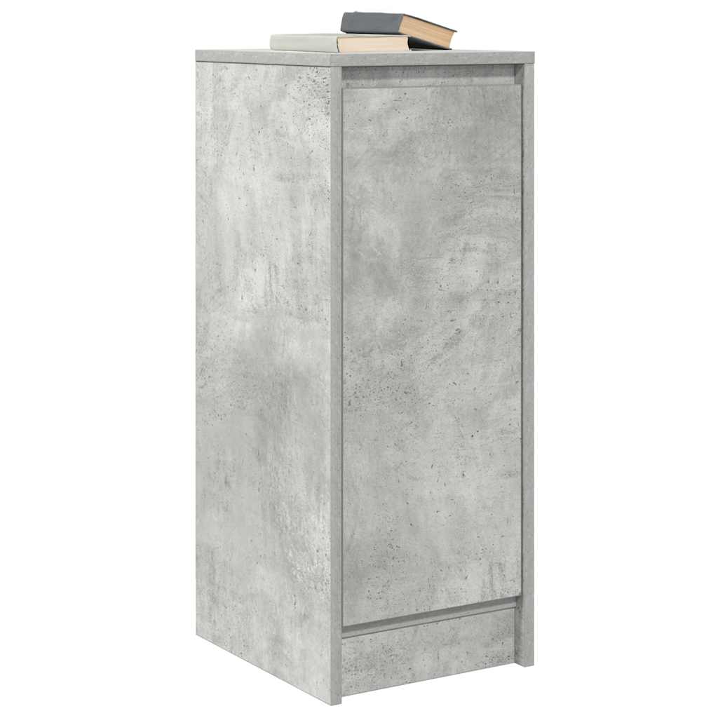 Komoda siva boja betona 29,5x34x76 cm od konstruiranog drva