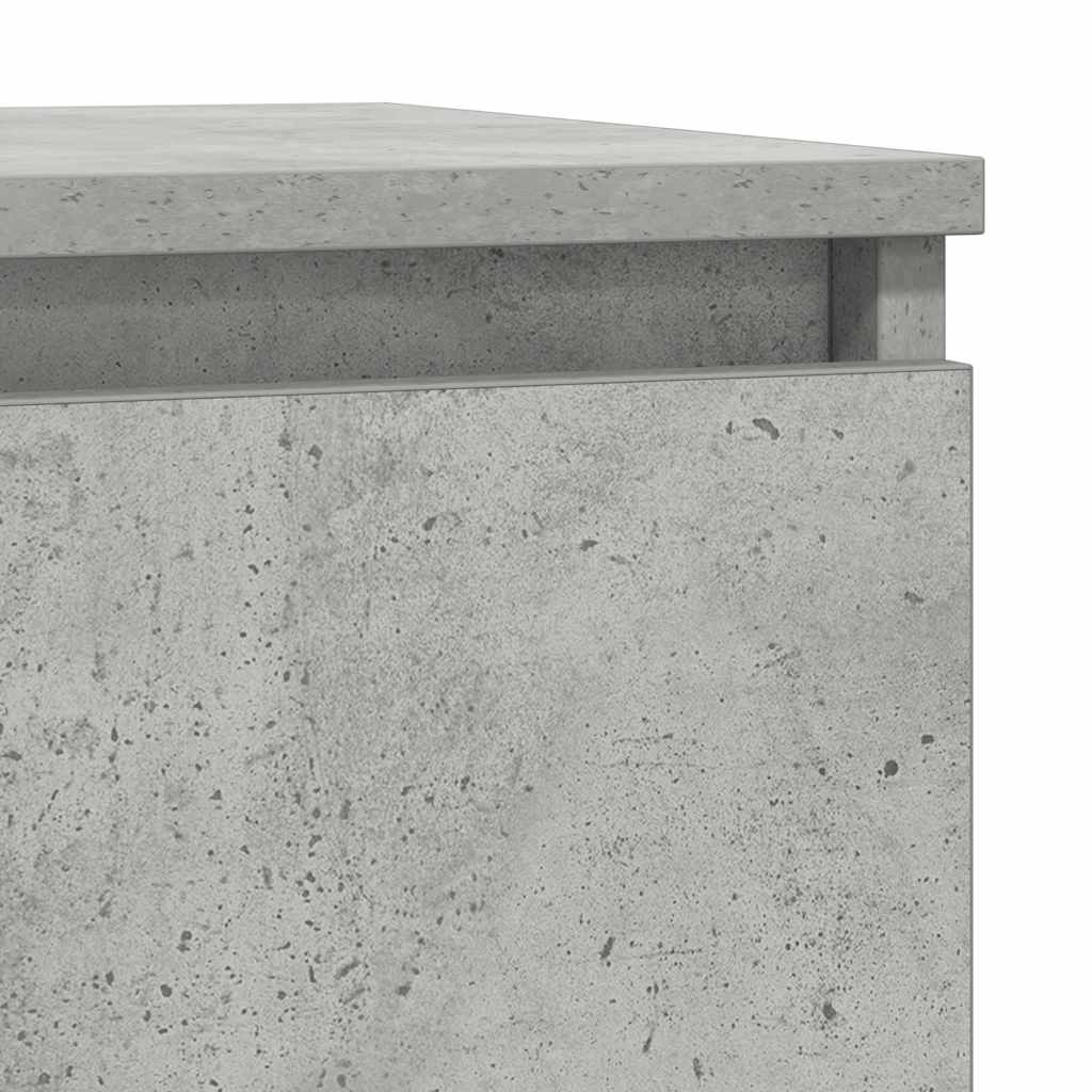 Komoda siva boja betona 29,5x34x76 cm od konstruiranog drva
