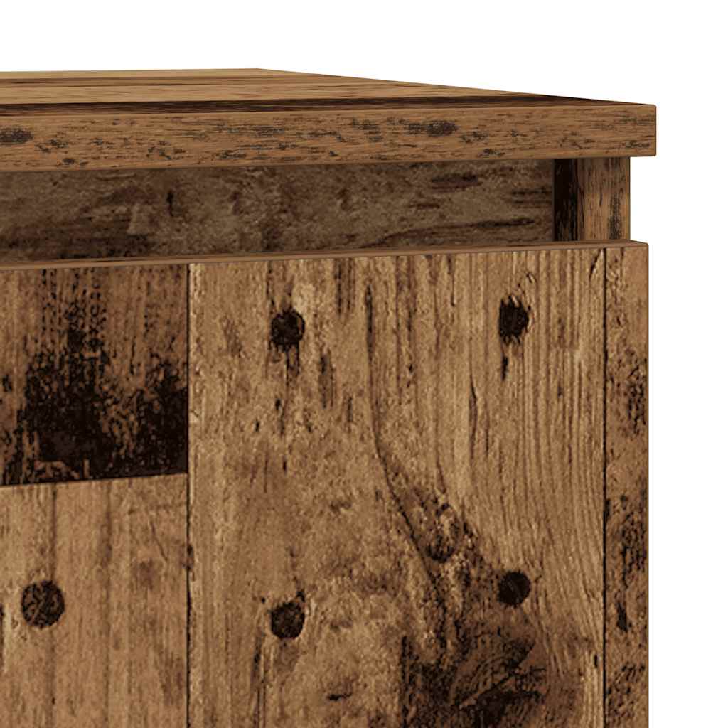 Komoda boja staro drvo 57x34x76 cm od konstruiranog drva