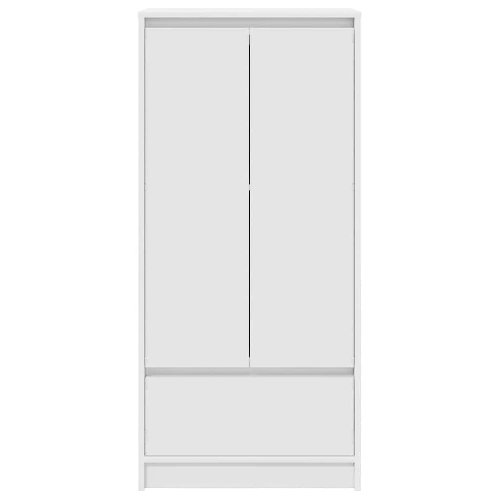 Ormarić s ladicom bijeli 55,5x34x119,5 cm izrađeno drvo