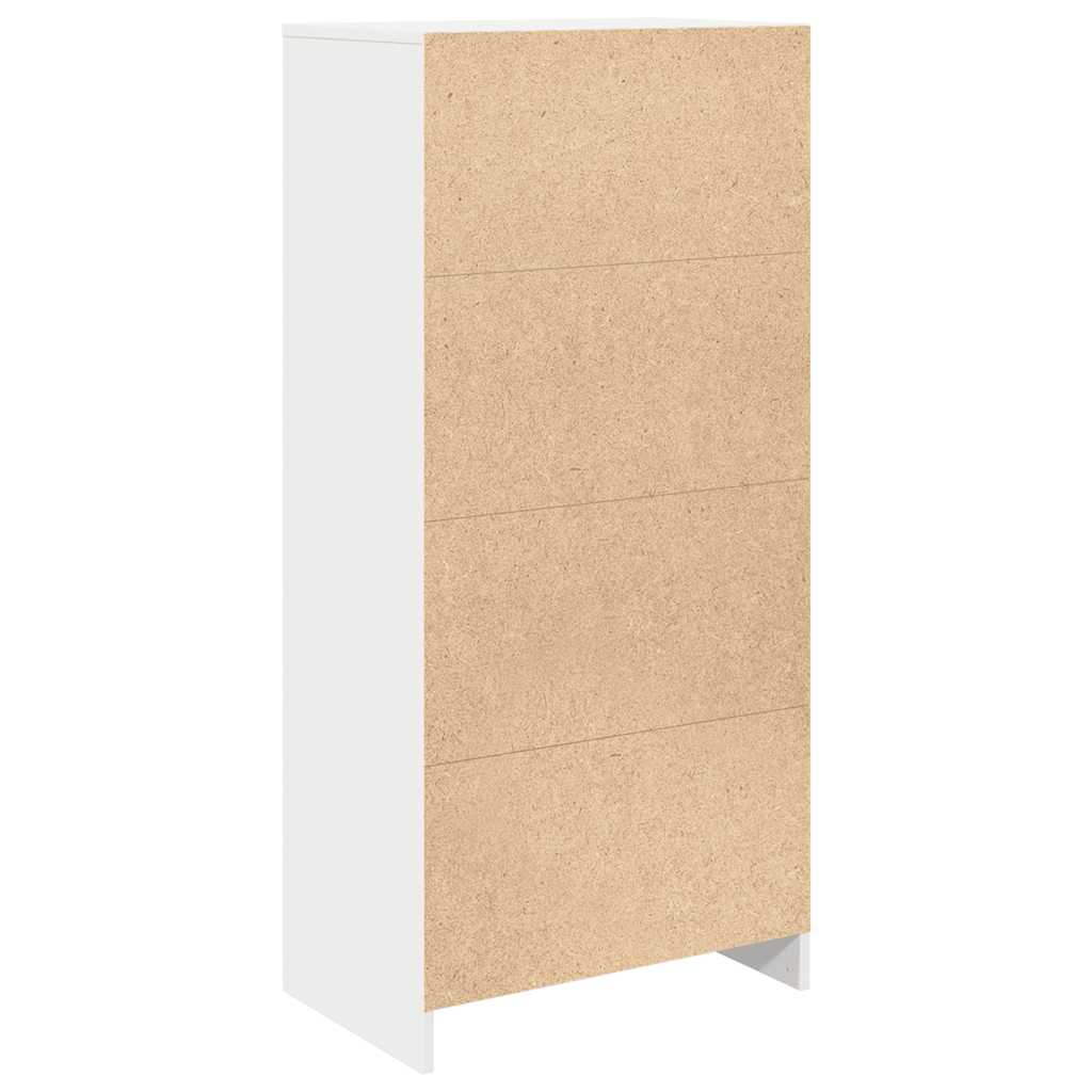 Ormarić s ladicom bijeli 55,5x34x119,5 cm izrađeno drvo