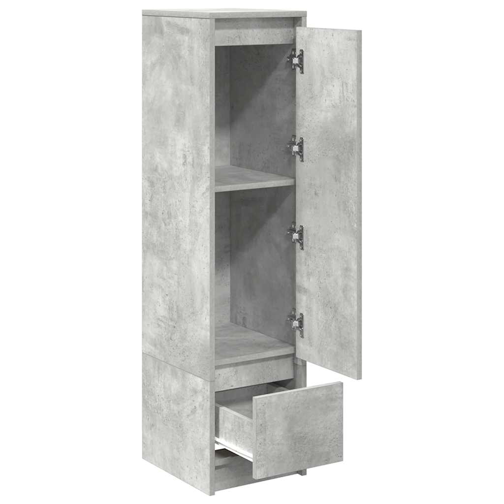 Visoka ploča beton siva 29,5x34x119,5 cm izrađeno drvo