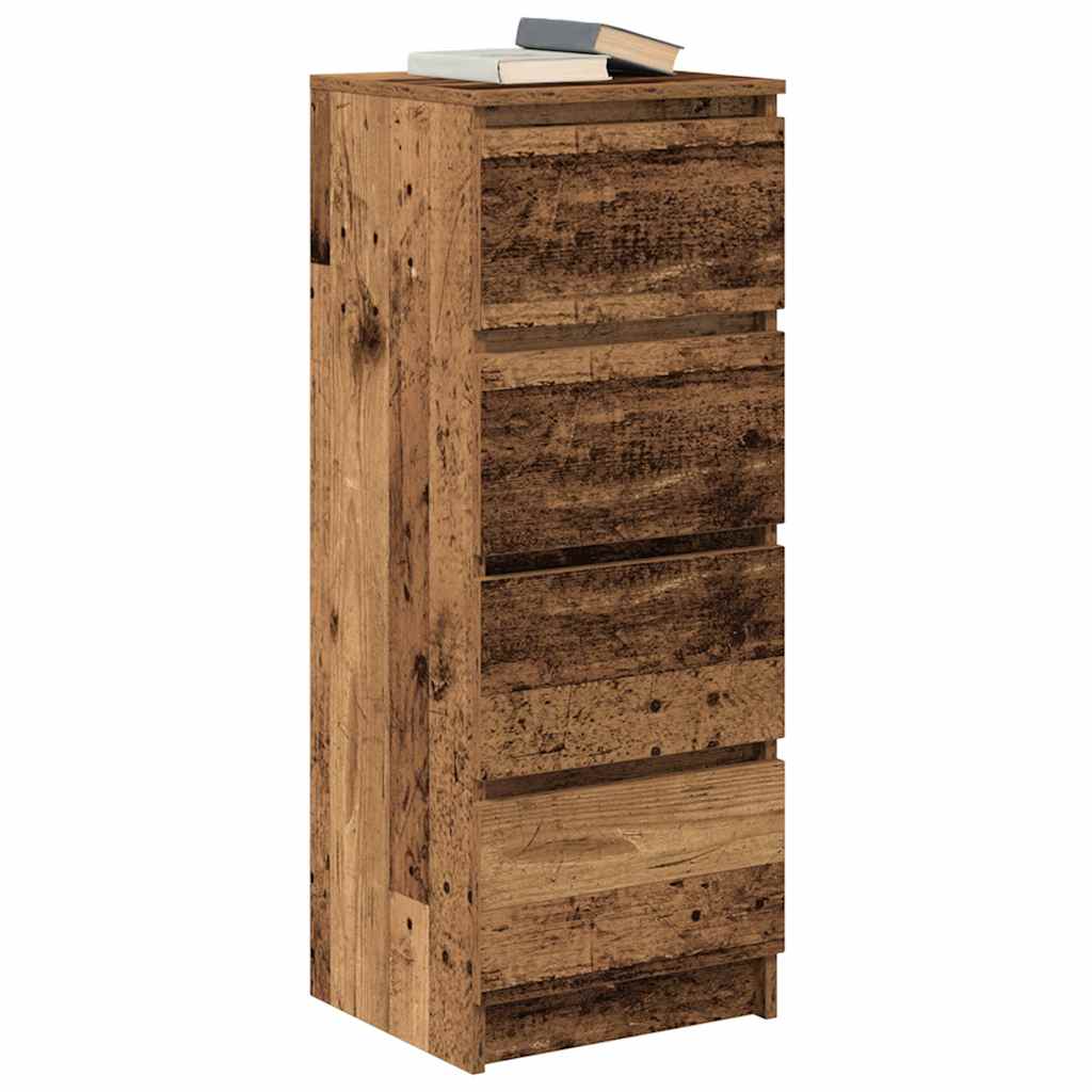 Komoda Staro drvo 37,5x35x99 cm Konstruirano drvo