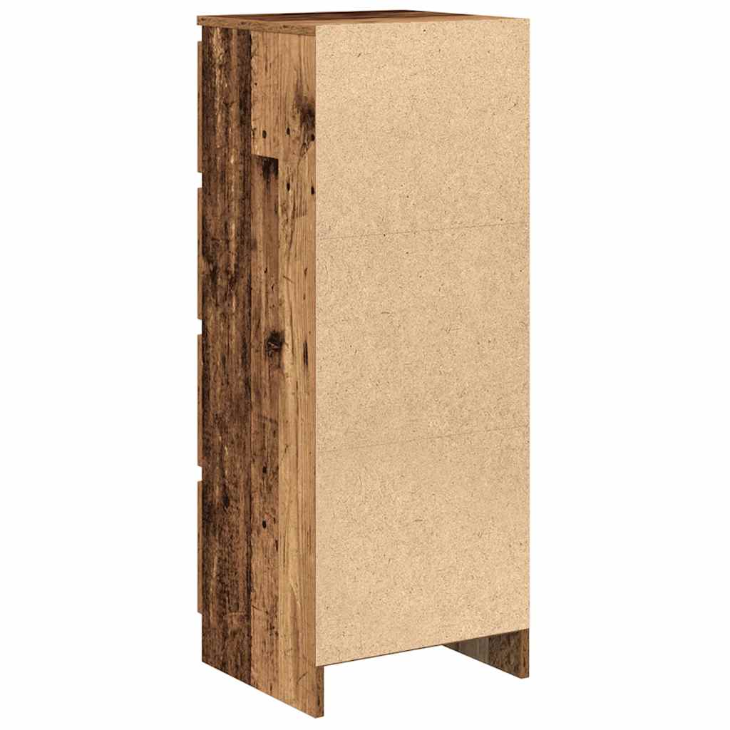 Komoda Staro drvo 37,5x35x99 cm Konstruirano drvo
