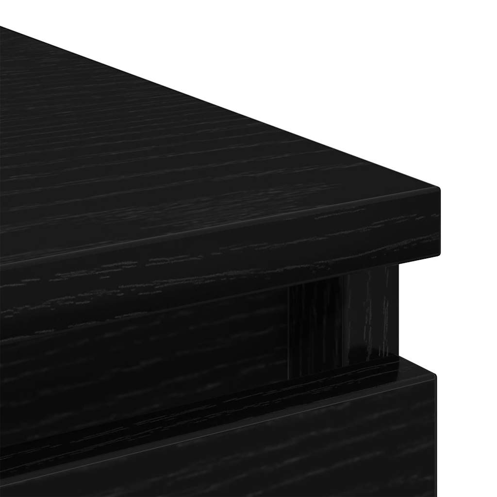 Komoda crni hrast 37,5x35x76 cm konstruirano drvo