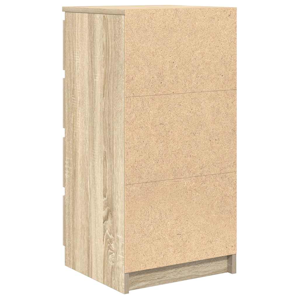 Komoda boja hrasta sonome 37,5x35x76 cm od konstruiranog drva