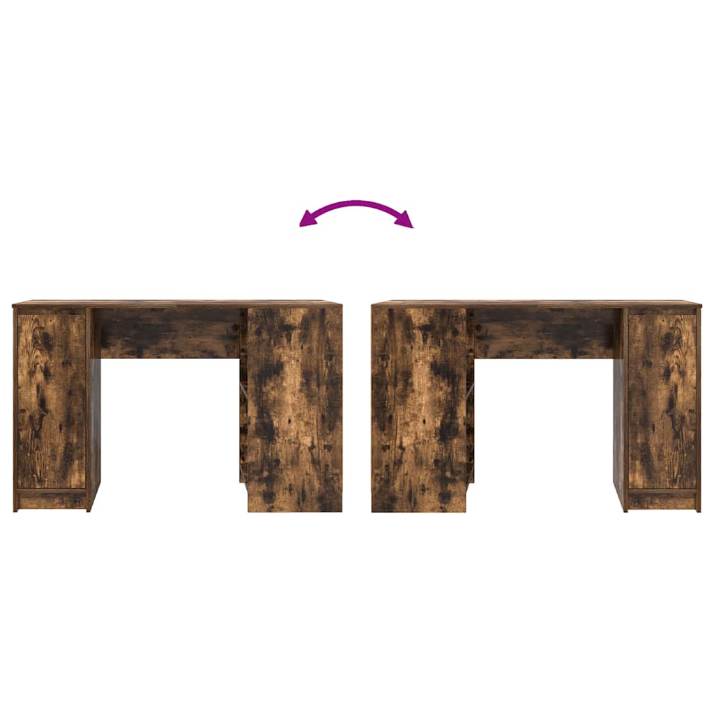 Stol dimljeni hrast 120x42x76 cm konstruirano drvo