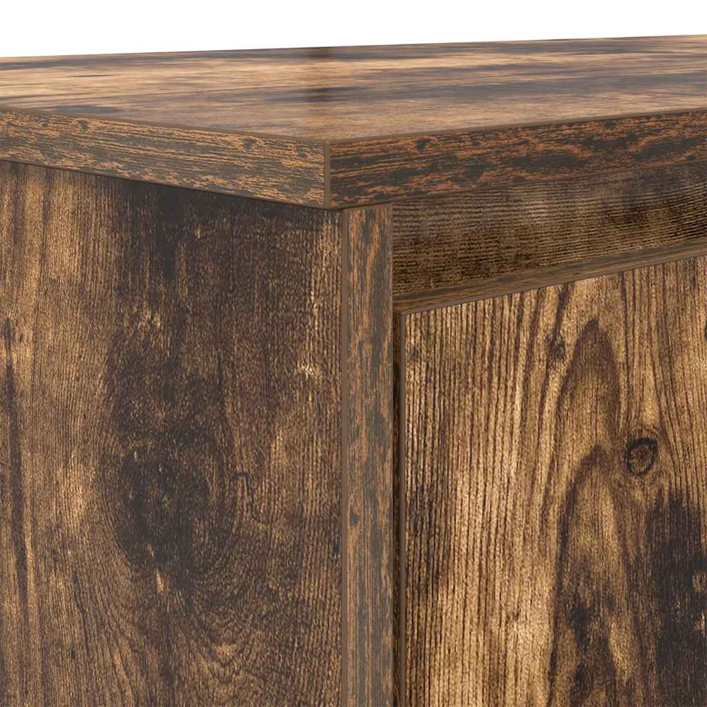 Stol dimljeni hrast 120x42x76 cm konstruirano drvo