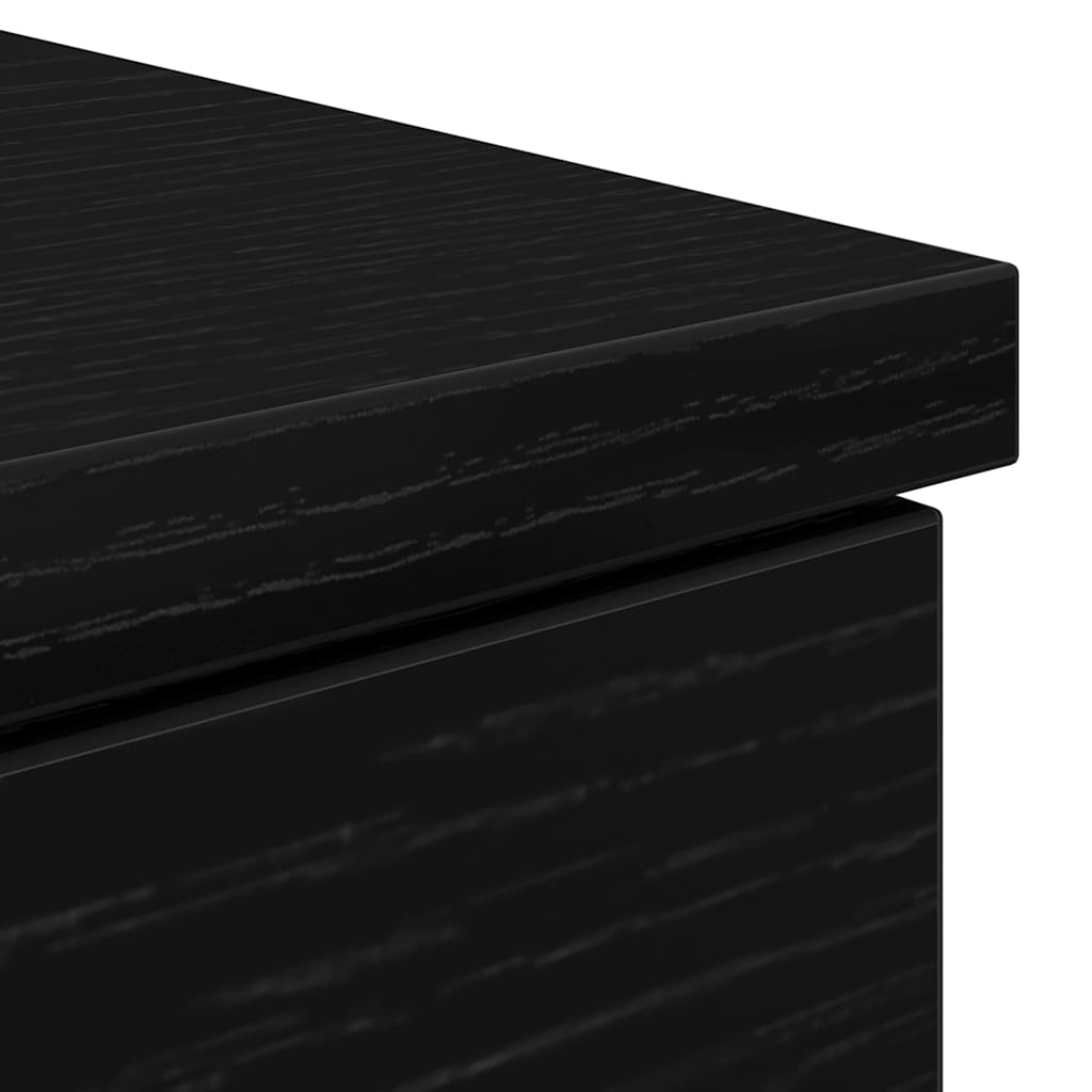 Radni stol crni hrast 86x49x76 cm konstruirano drvo