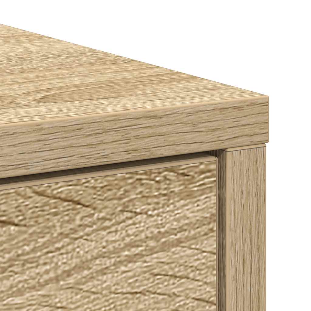 Komoda s ladicama i vratima sonoma hrast 73x31x90 cm