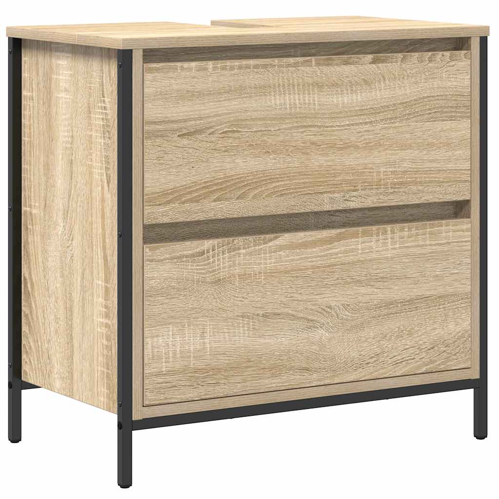 Kupaonski ormarić za umivaonik s ladicama 90x34,5x60 cm