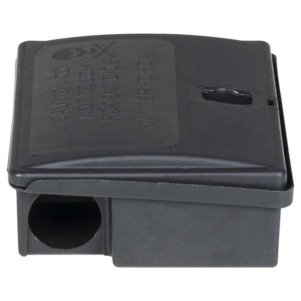Zamke za miševe 10 kom crne 13x10x4 cm