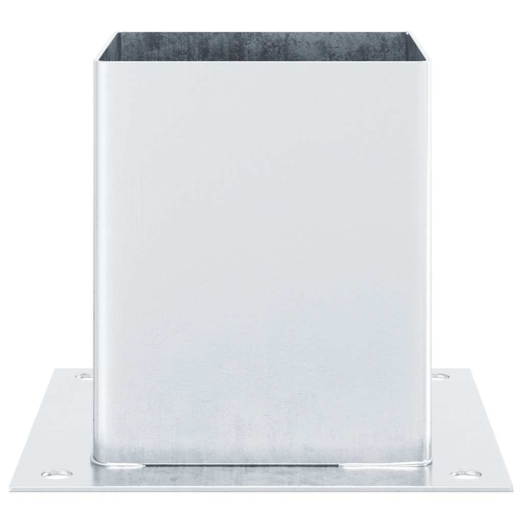 Postolja za stupove kvadratna 4 kom 121x121 mm pocinčani čelik