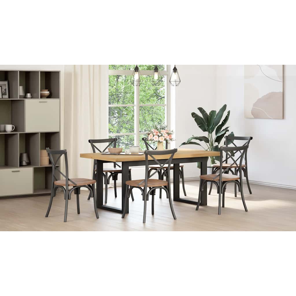 Blagovaonski stol "NOAIN" noge U-oblika 180x90x75 cm