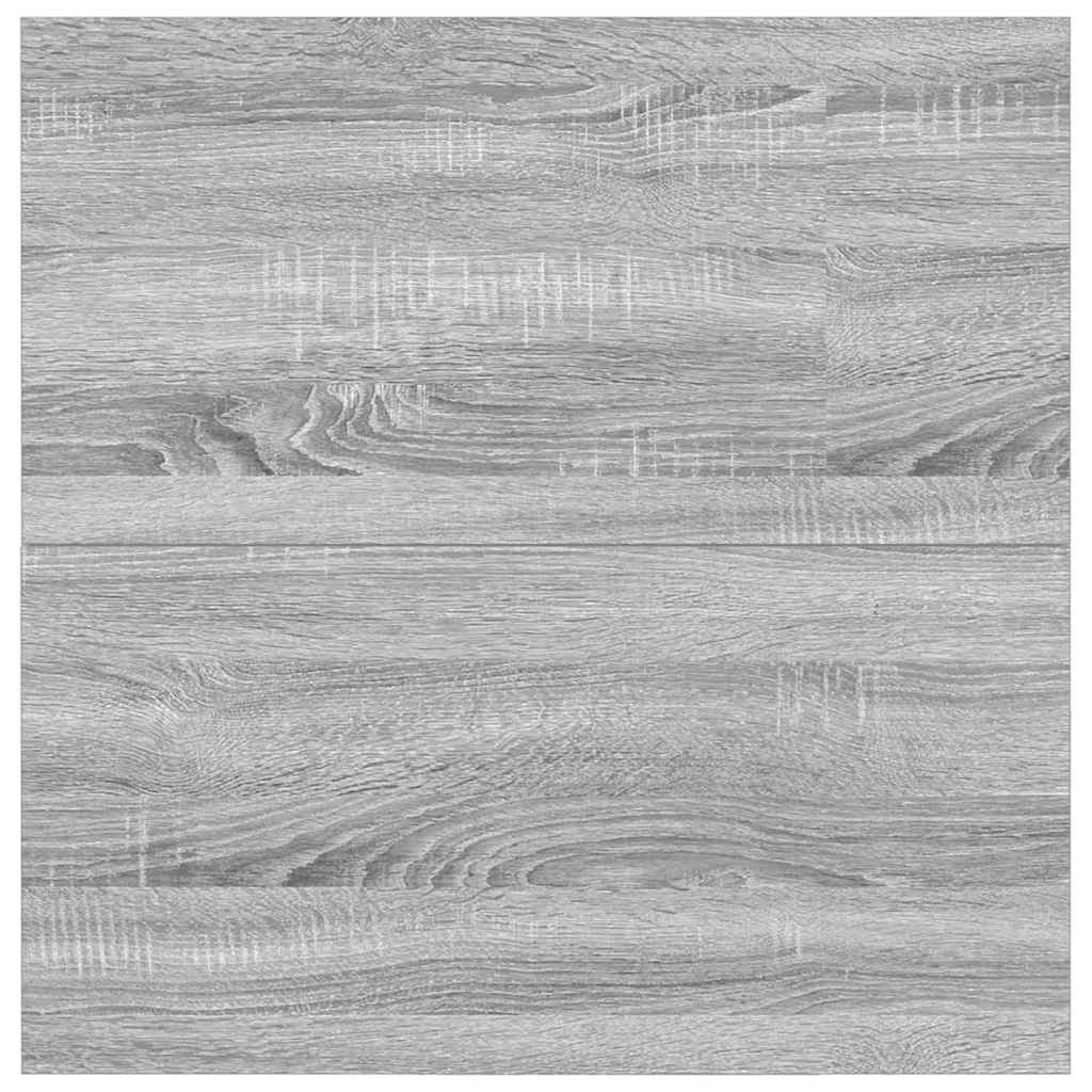 stol za kavu s ladicama sivog sonome 100x100x40 cm