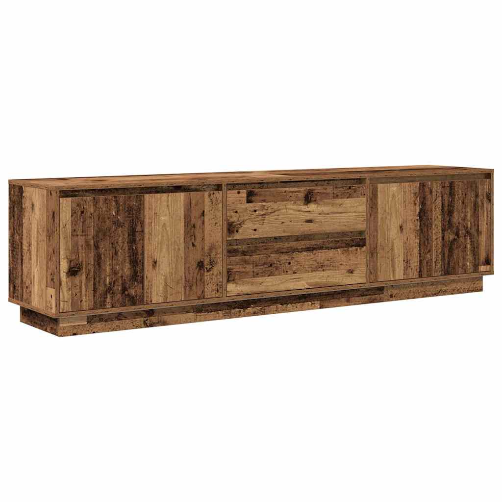 TV ormarići s LED svjetlima 2 kom boja drva 193,5x41x50 cm